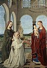 Petrus Christus Canvas Paintings - Madonna and Child